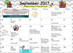 September Calendar